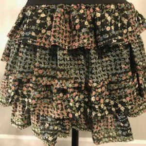 Ruffled Mini Skirt